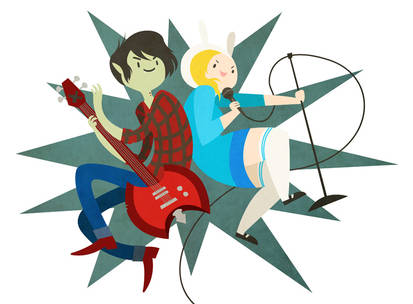 Marshall Lee and Fiona