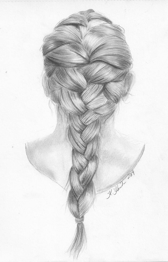pic How To Draw A French Braid Step By Step french braid by ladyatropos on deviantart