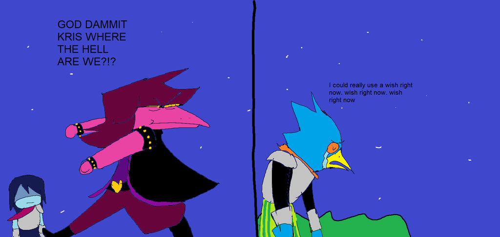 God Dammit Kris Where The Hell Are We by TheTriangleOverlord on DeviantArt God Dammit Kris Where The Hell Are We by TheTriangleOverlord on DeviantArt