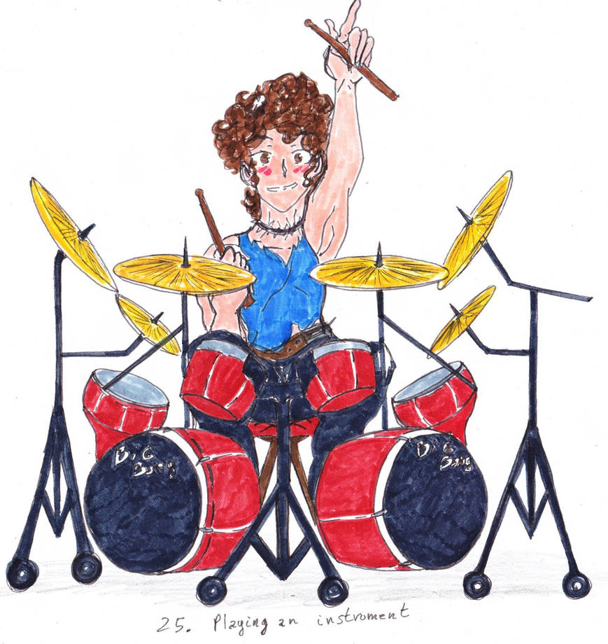 Playing an instrument by Rionna18 on DeviantArt