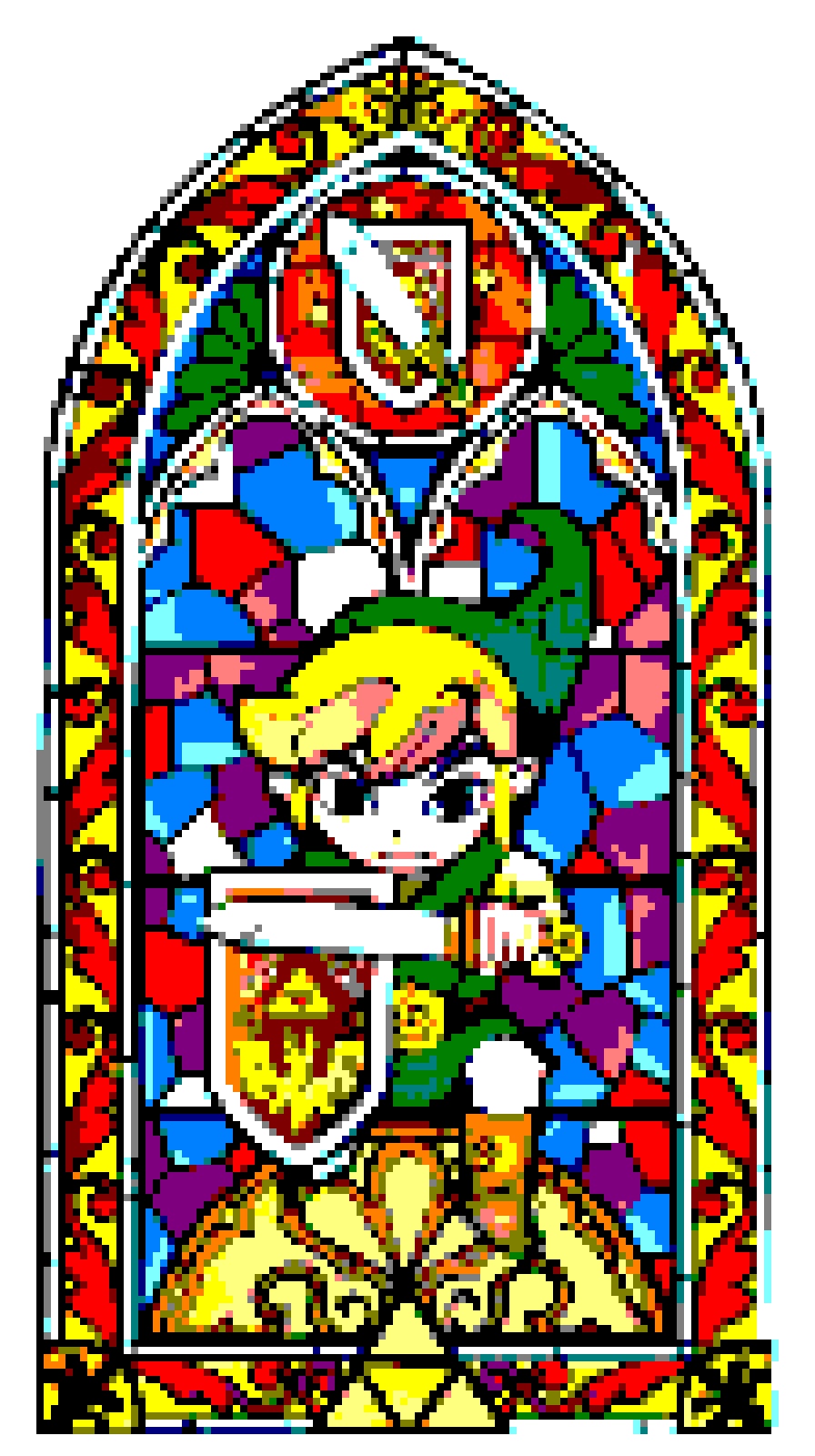 Project: 8-bit Link  Link pixel art, Legend of zelda, Pixel art