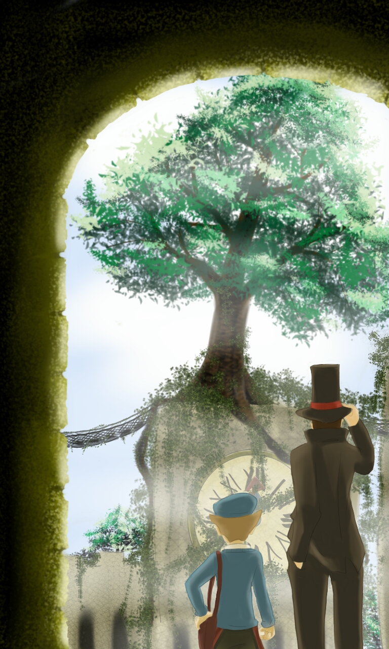 professor layton and the old clock tower