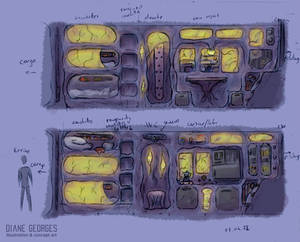 The manta-Experimental wraith scout ship-interior