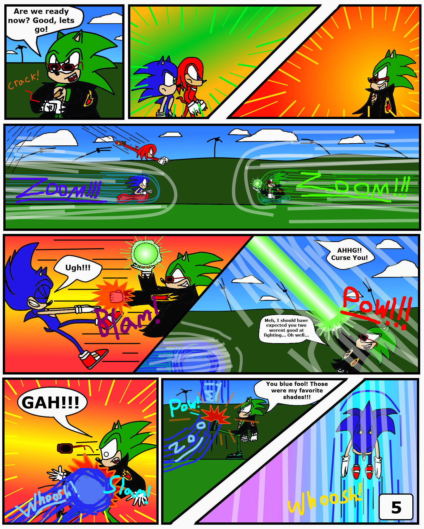 Sonic the Hedgehog Z #1 Pg.5 Mar 2013 Read Desc.