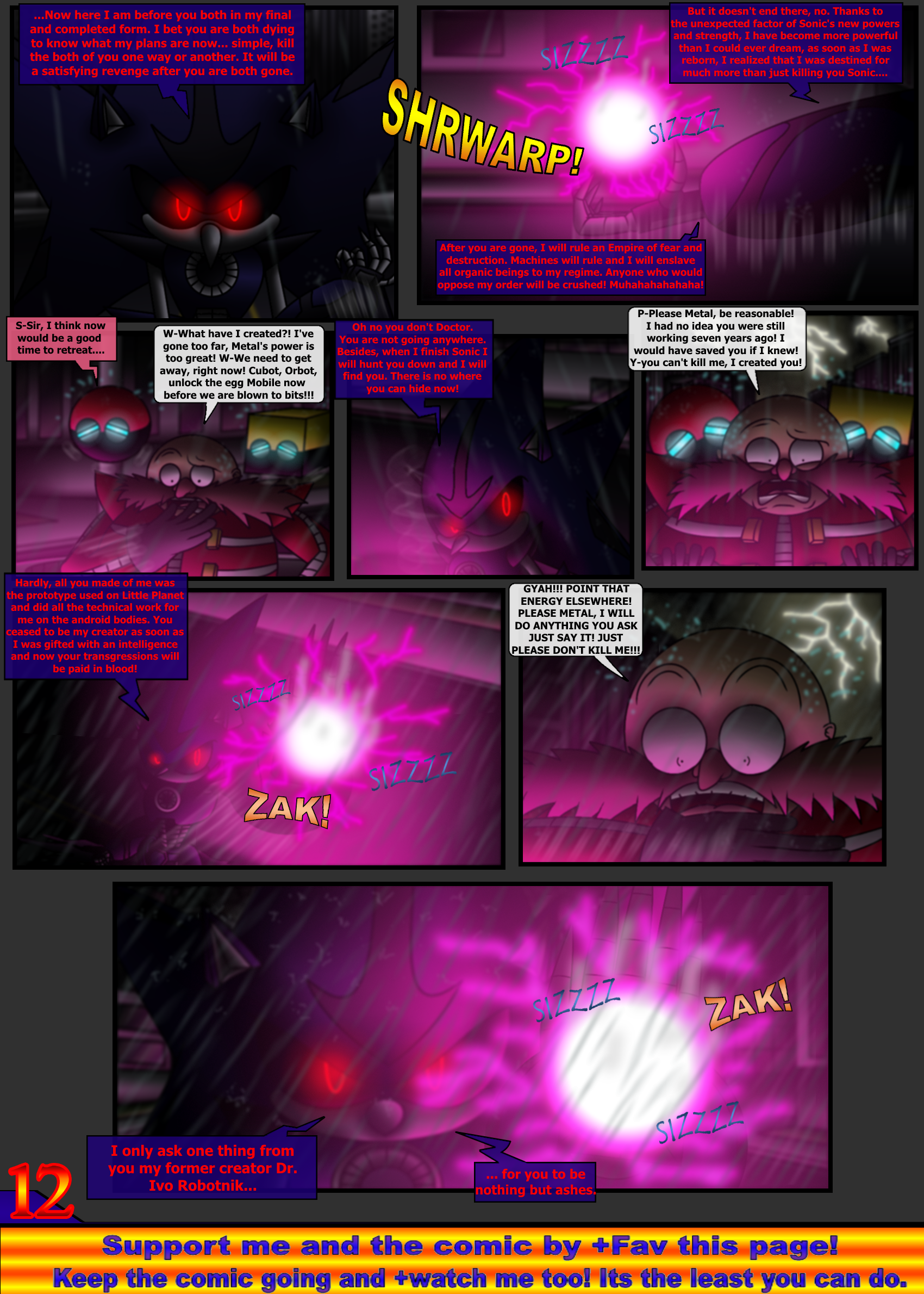 Sonic the Hedgehog Z #10 Pg. 12 November 2014