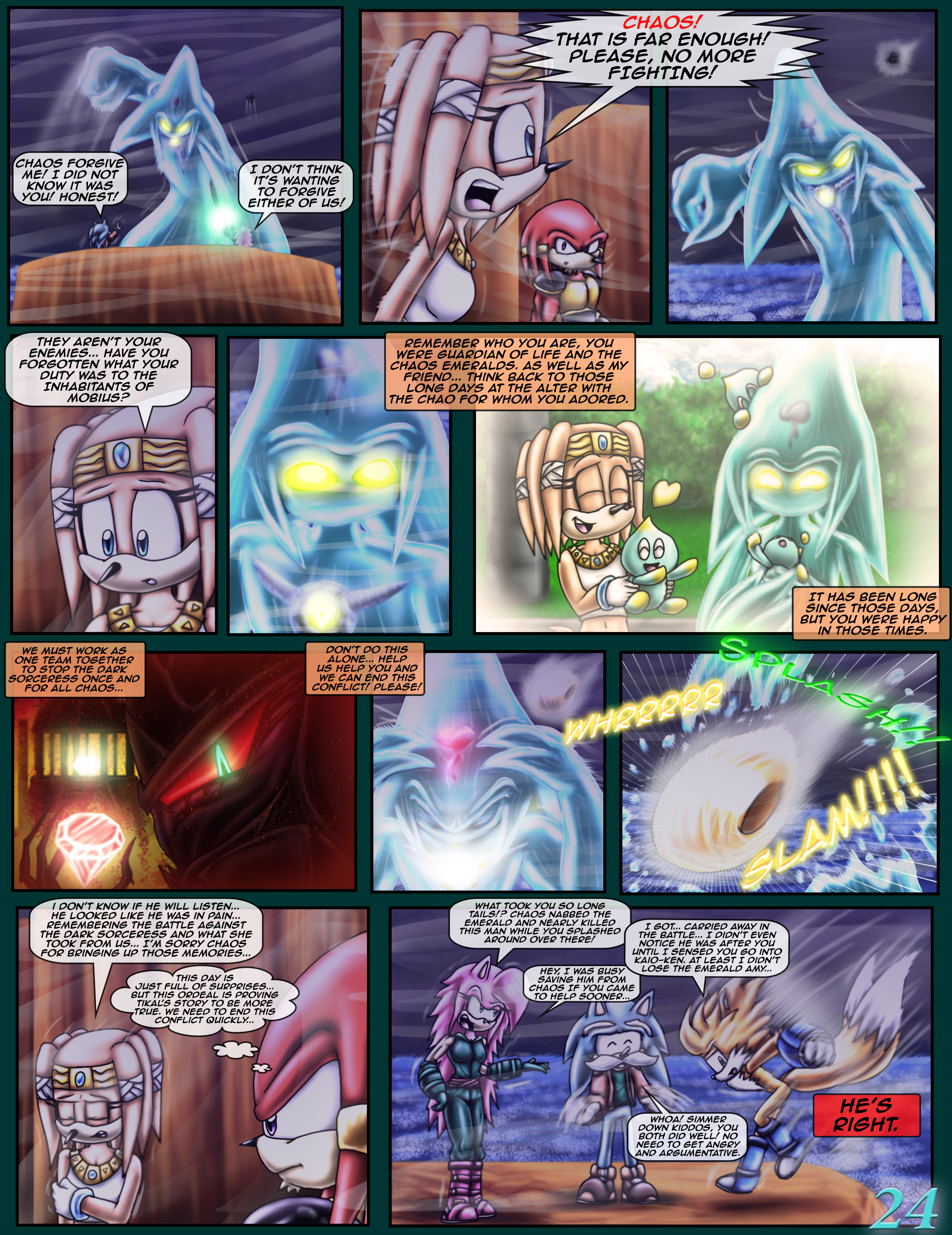 Sonic goes Hyper Sonic Comic Page 3 by drakessj257 on DeviantArt