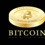 Bitcoin Logo On Black