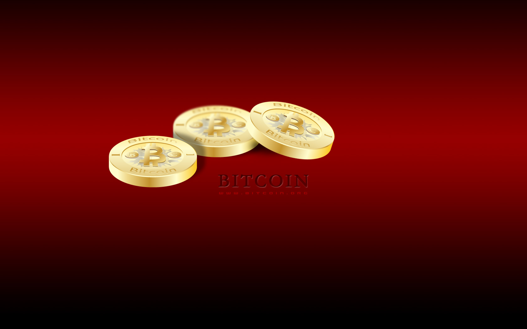 Bitcoin DskTp Wallpaper Red 4