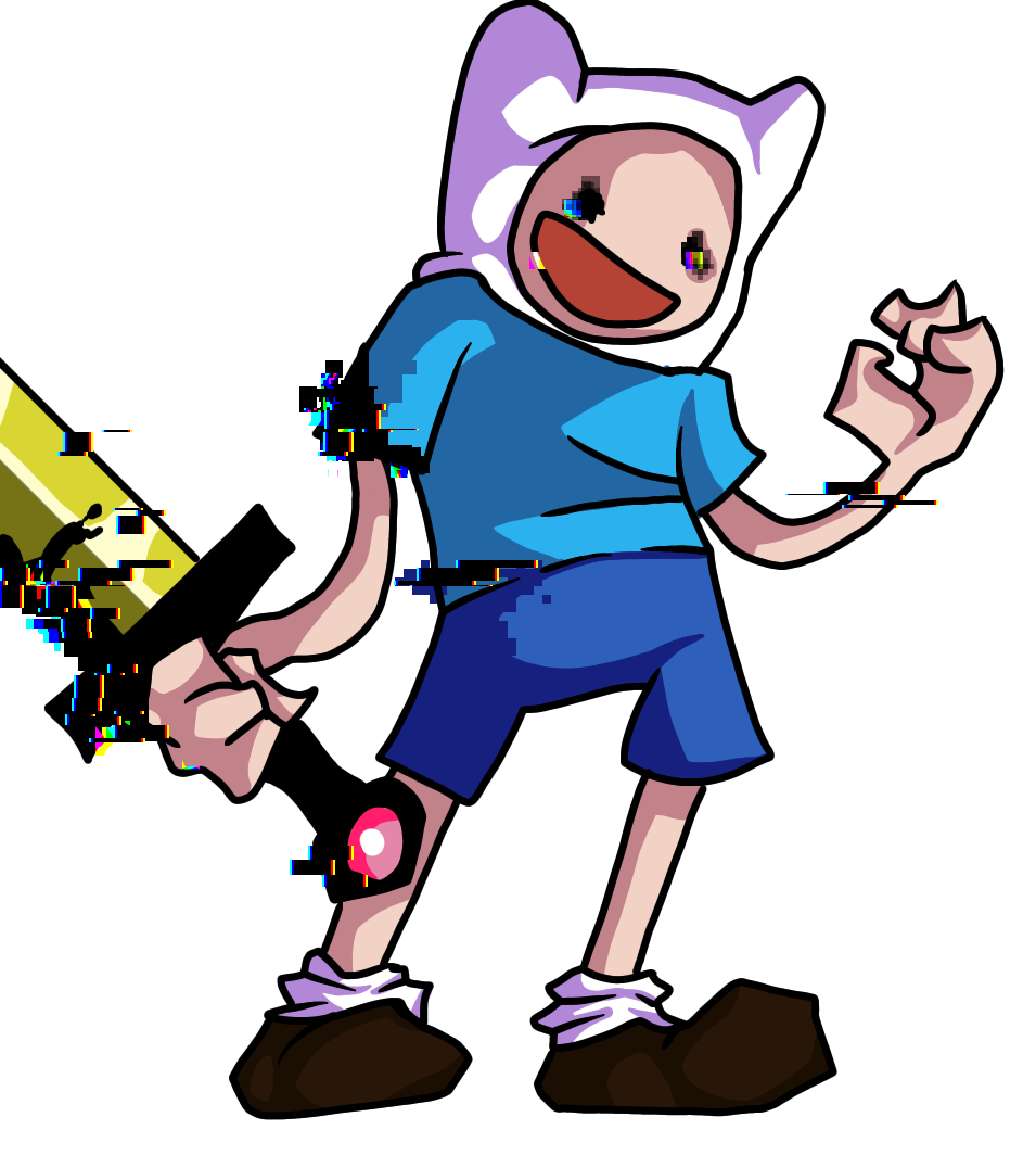 Pibby Finn by IcyDarkFlame on DeviantArt