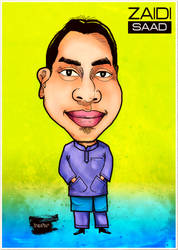 Caricature of Zaidi Saad