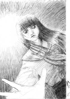 Hanako-san page 95 sketch