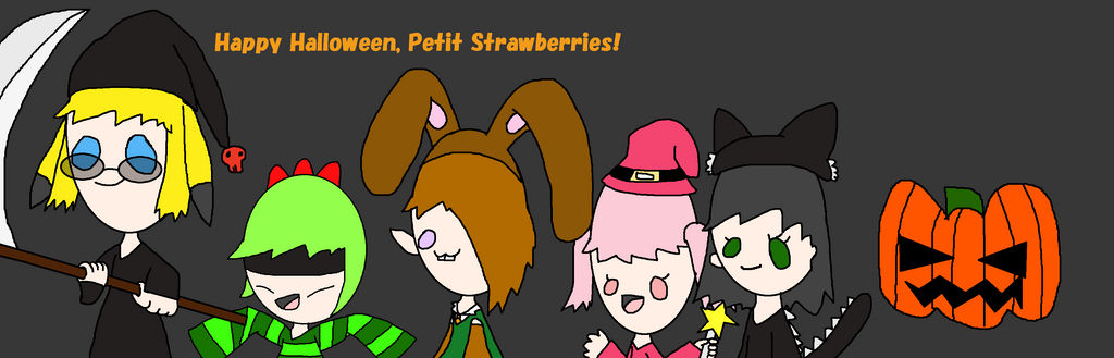 Happy Halloween, Petit Strawberries!