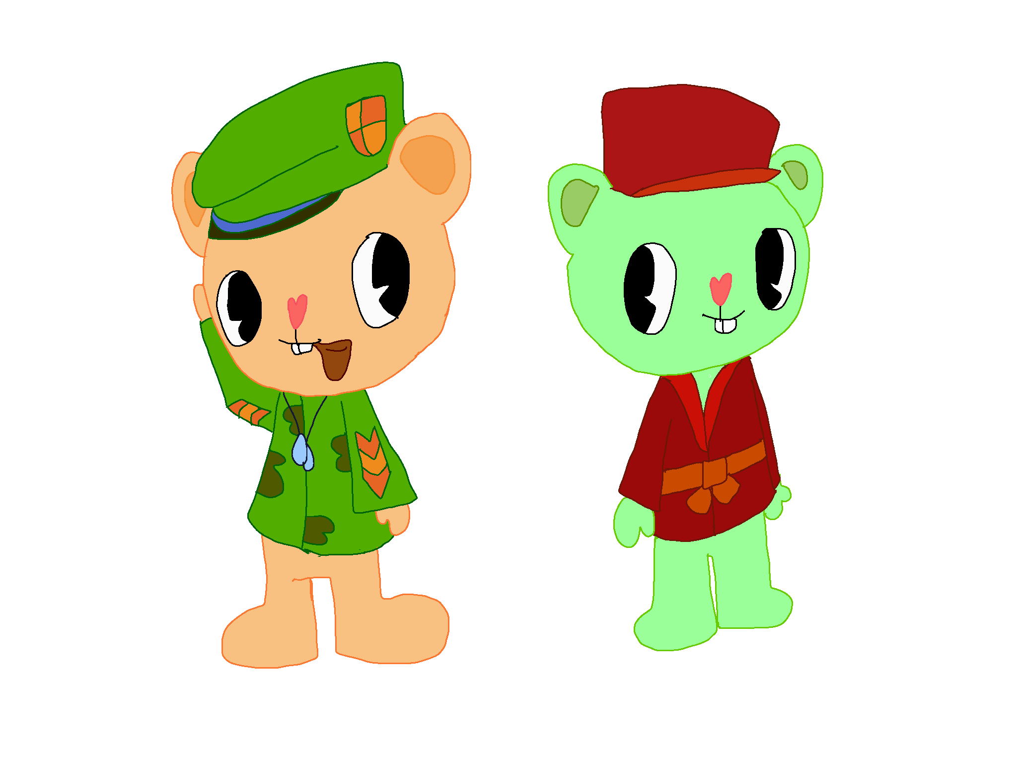 HTF Pop and Flippy: Replace the Clothes by poppyraps on DeviantArt