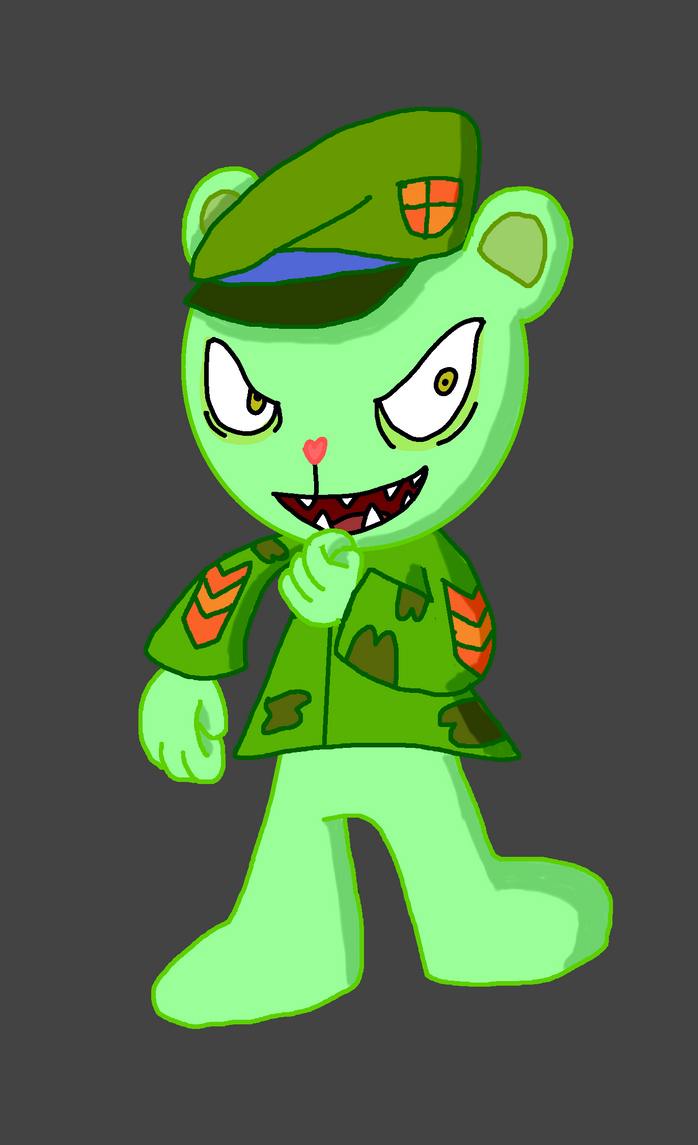 HTF: Evil Flippy by poppyraps on DeviantArt