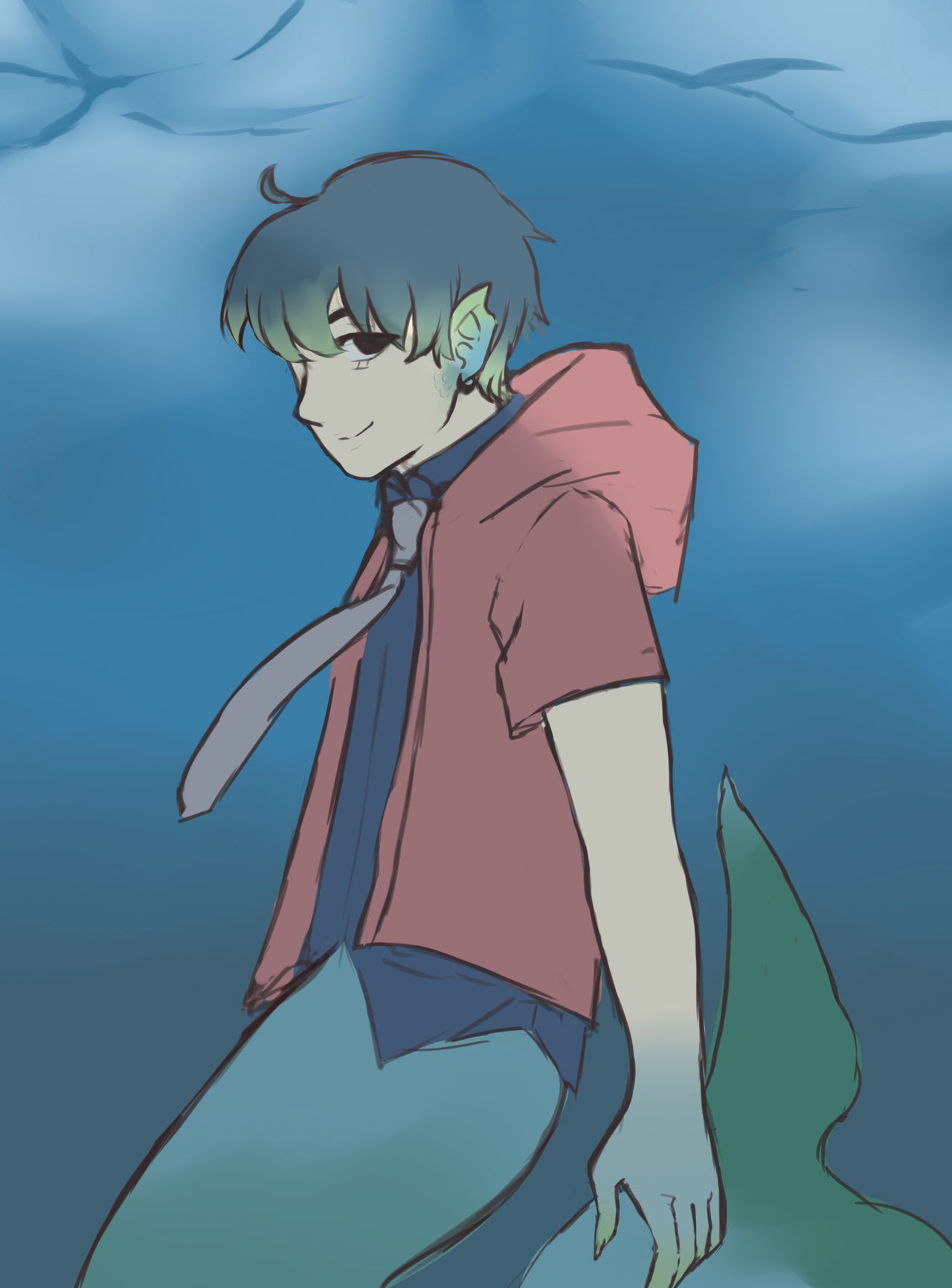 Deviantart Ghost Merman merman by ghosty-23 on DeviantArt