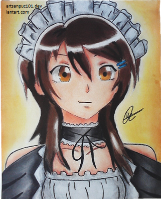 Misaki as a Maid