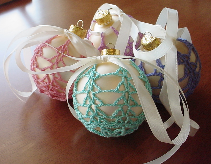 Ostara Covered Ball Ornaments