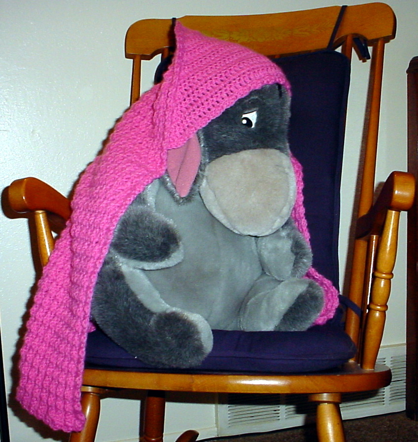 Hooded Baby Blankie for Abby