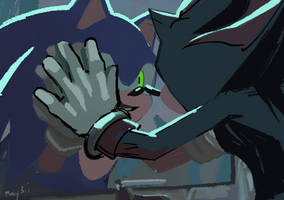 Shadow and sonic illustration redraw