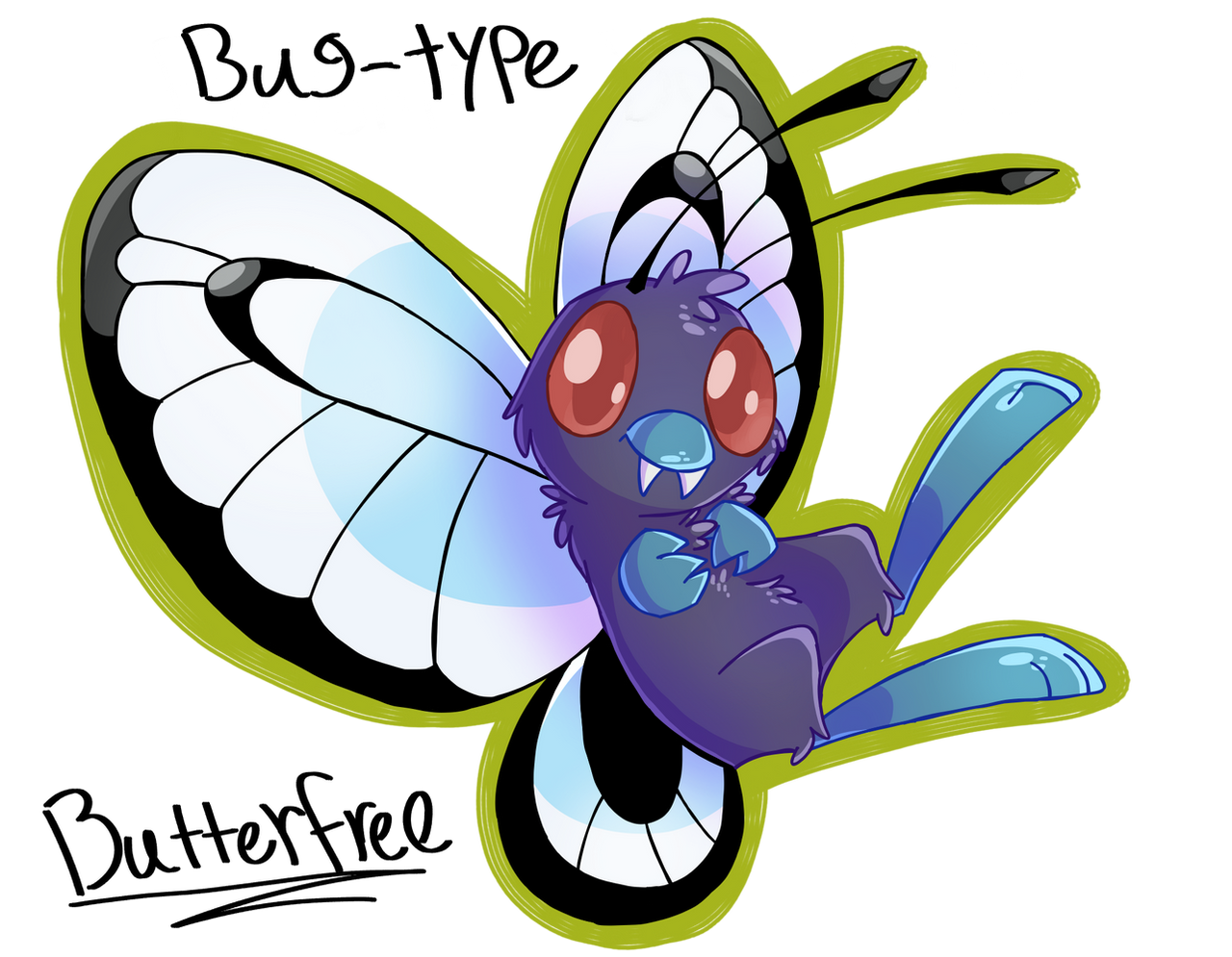Butterfree Favorite Bug-Type - Butterfree by WarriorKitty375 on DeviantArt