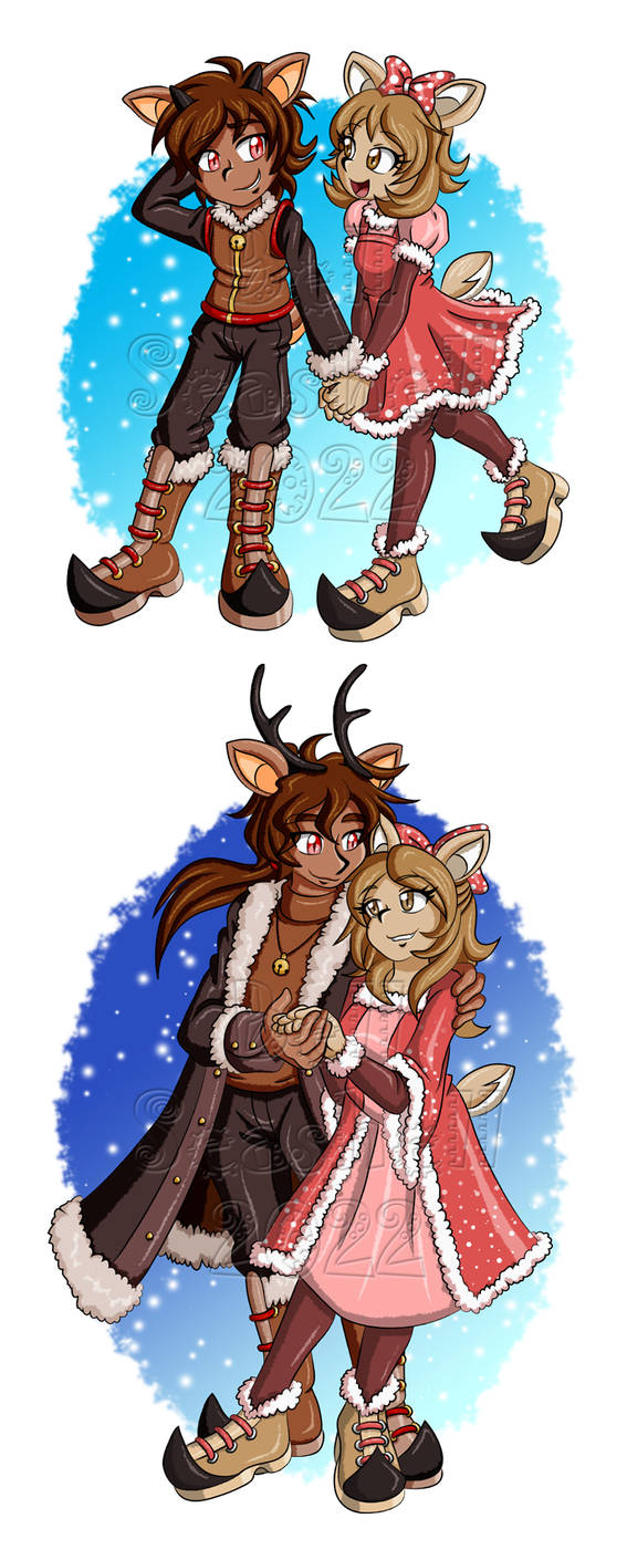 Rudolph And Clarice by BellSeashell on DeviantArt
