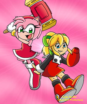 MegaMan--Sonic: Roll and Amy