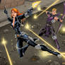 Black Widow + Hawkeye