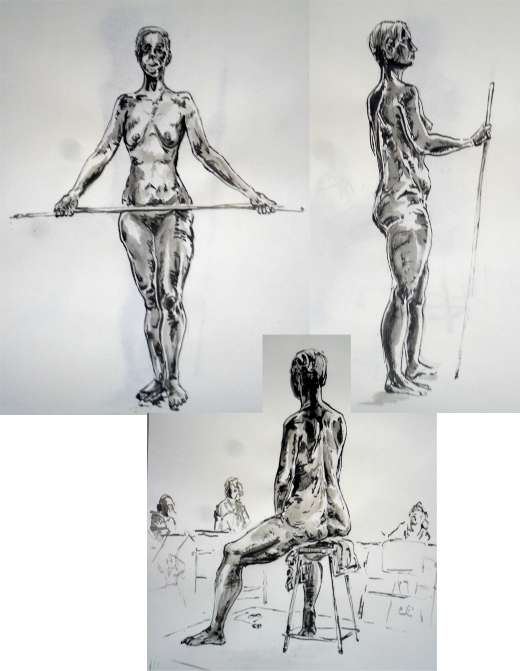 Life Drawing Class - 45 Min Poses