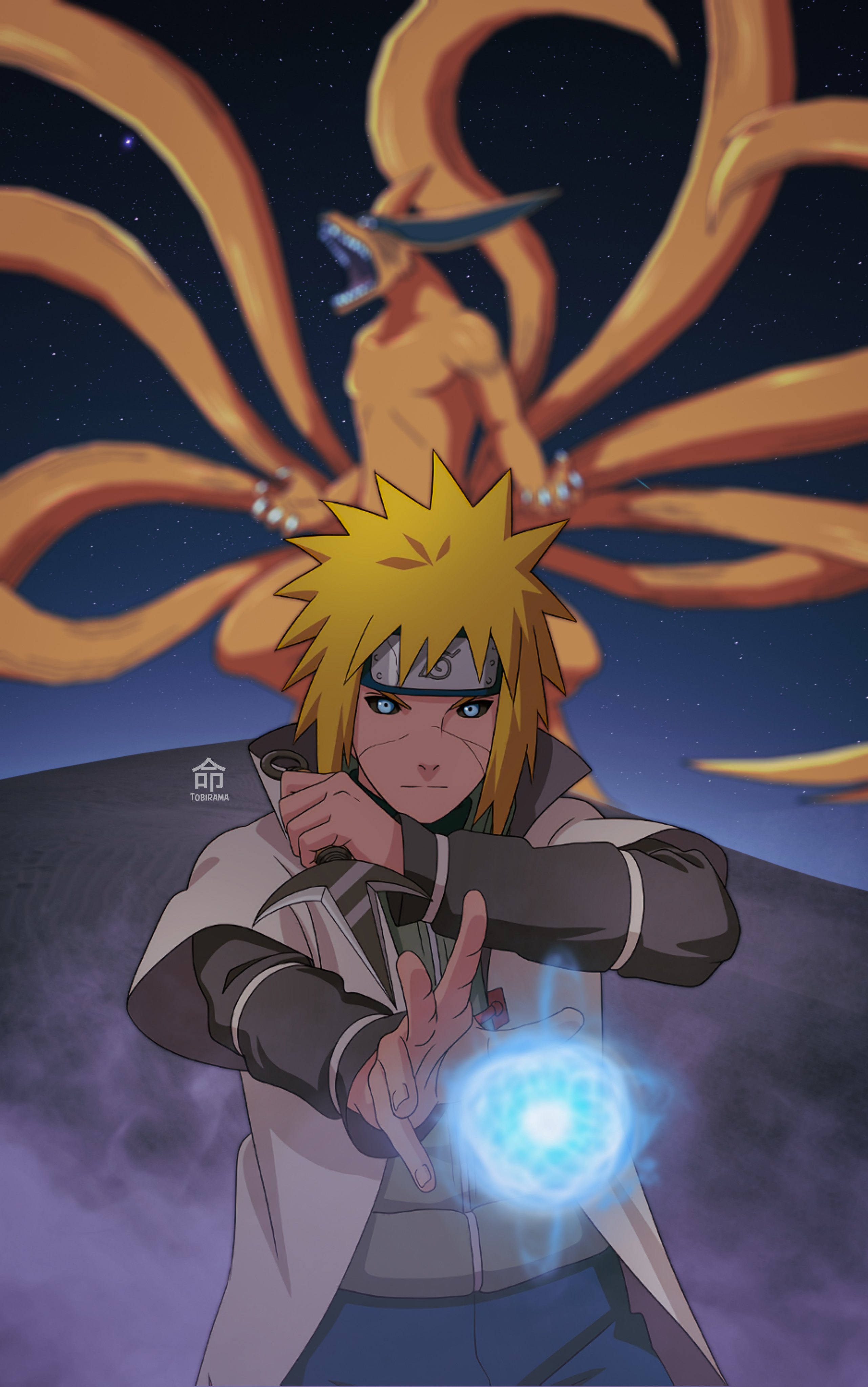 Minato Namikaze, anime, hokage, manga, naruto shippuden, ninja, yondaime,  HD phone wallpaper