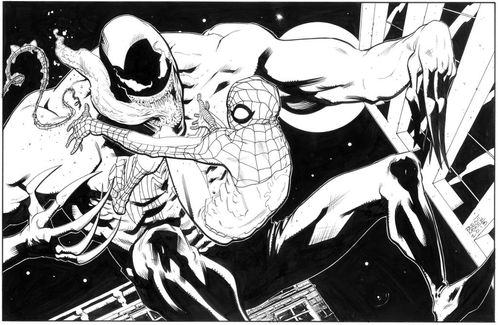 Spiderman vs. Venom by BrentMcKee