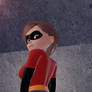 Elastigirl Shows Her Butt