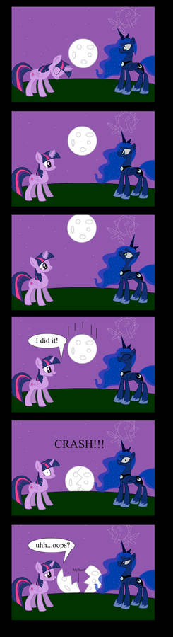 MLP Comic: Twilight Raises The Moon