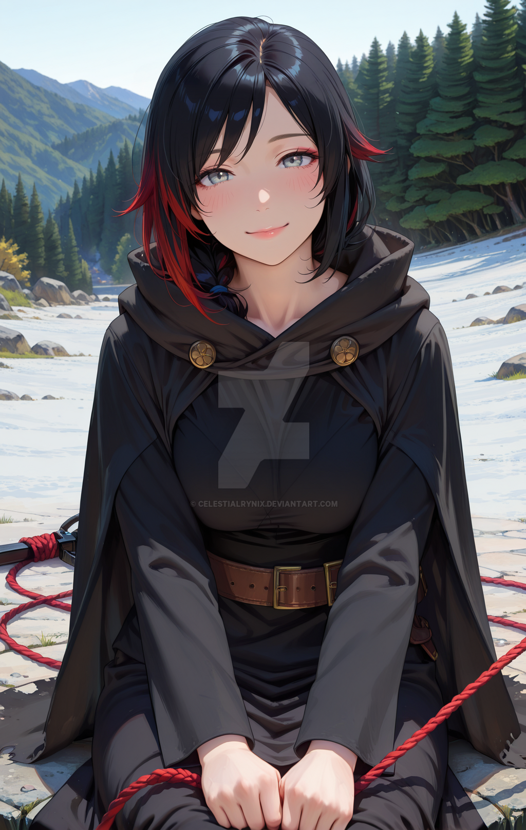 Ruby Rose On Rwby Deviantart Ruby Rose (RWBY) by CelestialRynix on DeviantArt