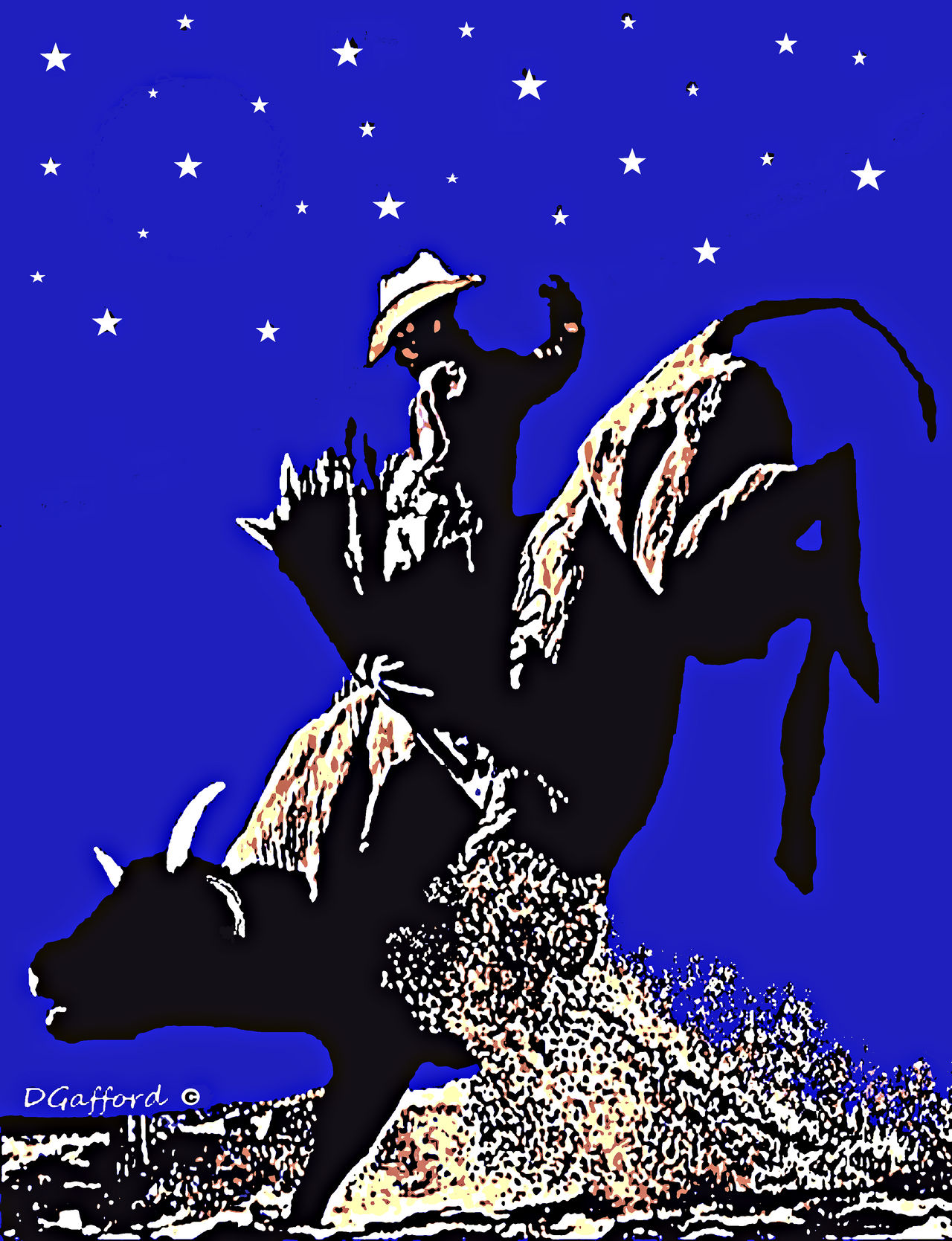 Bull Rider by gaffdave on DeviantArt