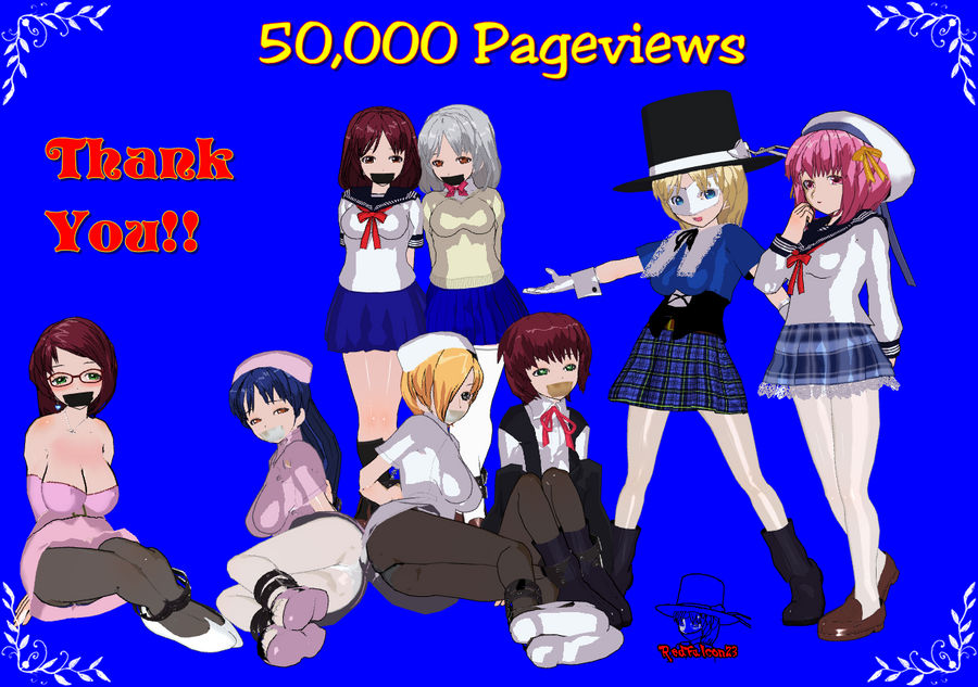 3DCG my OC's: 50,000 Pageviews