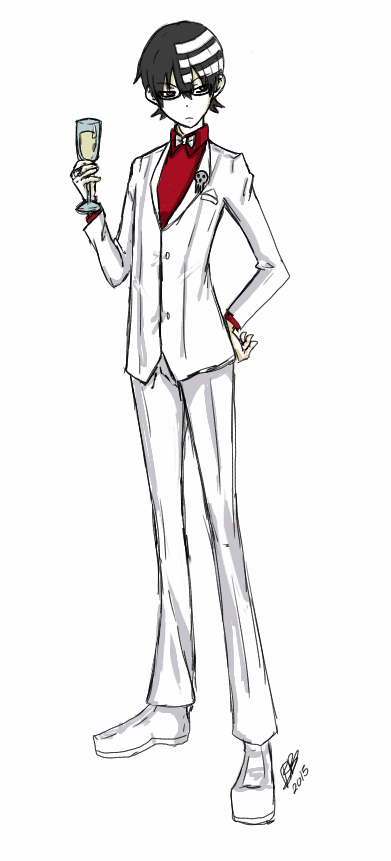 White tux