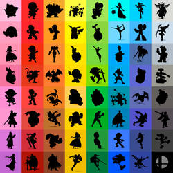 Smash 4 Rainbow Roster (3DS)