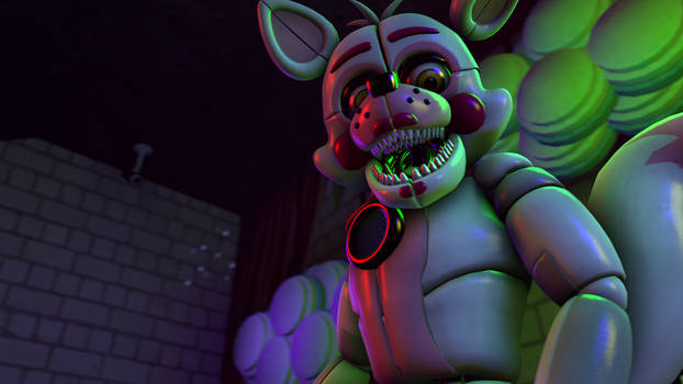 Funtime Foxy looks at you! - Normal Version