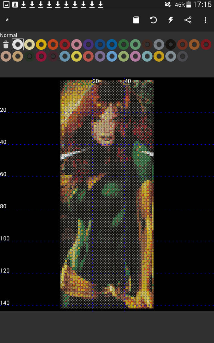 Dark phoenix perler pattern #2 by pjurst on DeviantArt