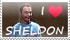 I HEART Sheldon Stamp by mulcahy