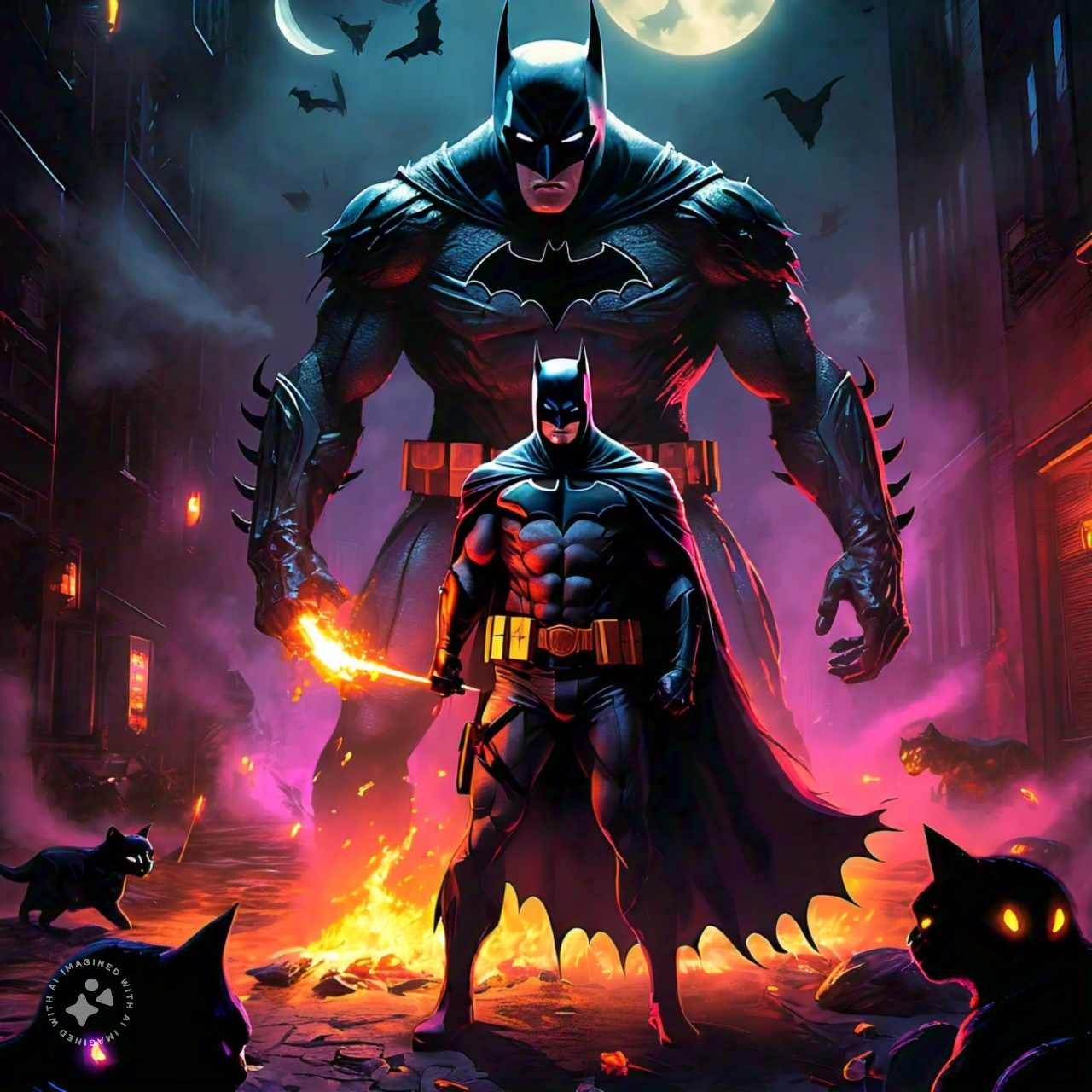 Batman versus Evil Batman by Liquidkool720 on DeviantArt