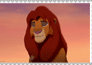 Simba says: 'Smile!' stamp