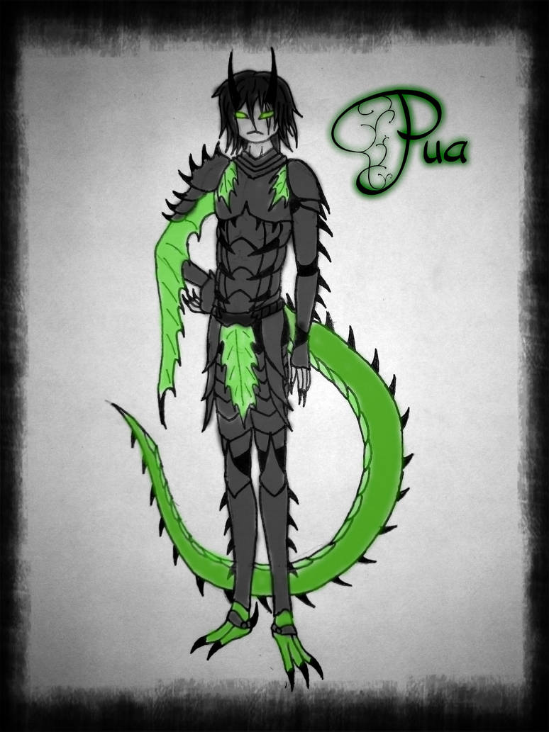 Pua Dragon rosa negra by necromorph15 on DeviantArt