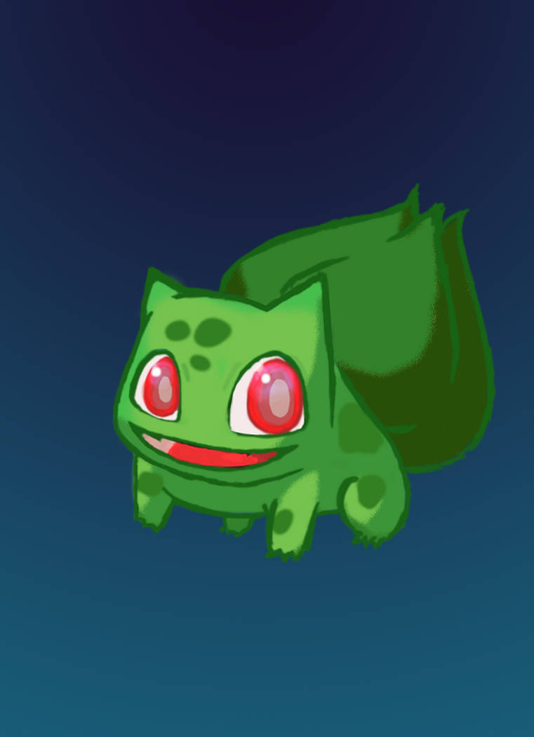 Bulbasaur Grumpy A Wild Happy Bulbasaur Appears by ChallengingCrafts on DeviantArt