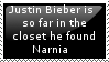 Justin Bieber Stamp