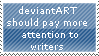 deviantART writers stamp