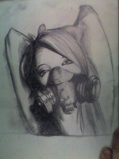 Gas mask girl