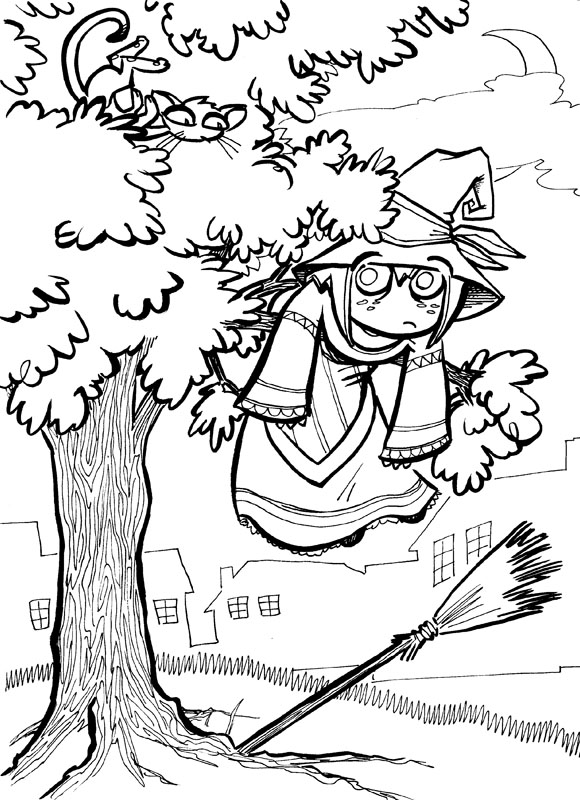 Halloween Coloring Page