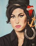 Amy Winehouse by JanitA