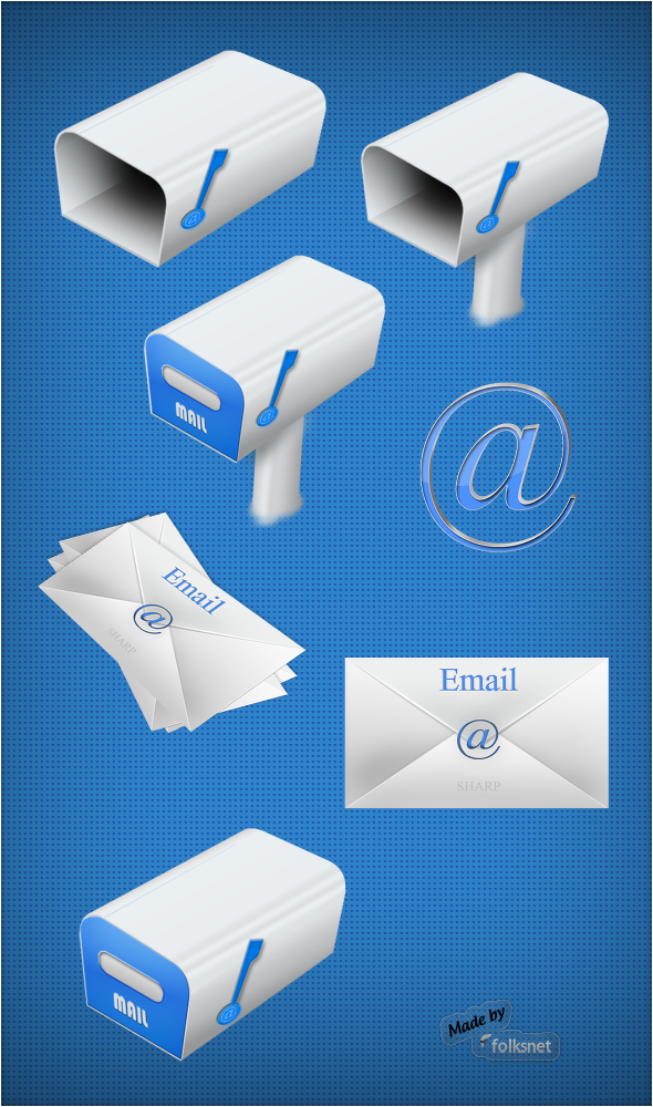 SHARP Email Icons